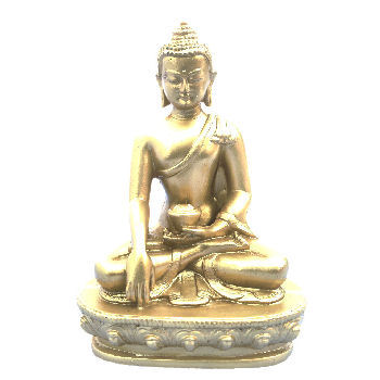 Earth Touching Buddha Gold RB-975